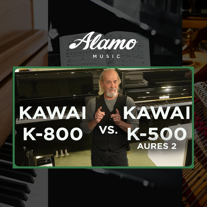 Demonstrating Kawai's Top Upright Pianos: K-500 AURES 2 & K-800