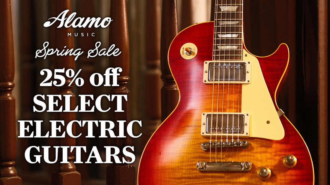 25% Off Select Electric Guitars!
