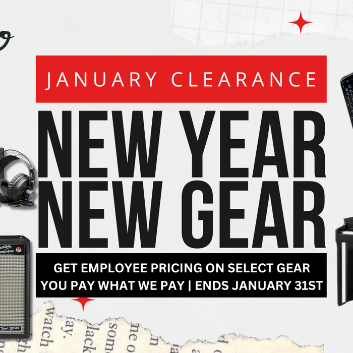 New Year, New Gear! January Employee Pricing Clearance Sale!