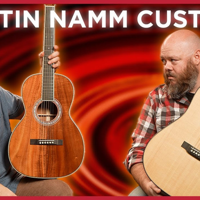 Martin Custom Shops from NAMM 2023! Martin's Take on Koa Guitars