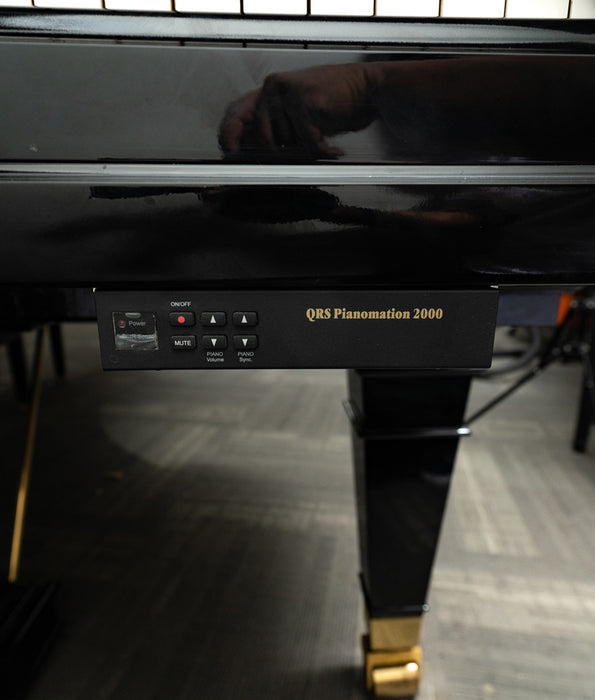 Mason & Hamlin 9' Boston CC2 Grand Piano w/ QRS Player System | Polished Ebony | SN: 56828393 | Used