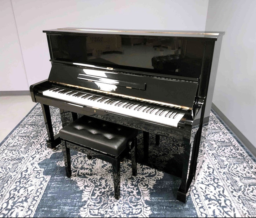 Yamaha U1 Upright Piano | Polished Ebony | SN: H1740149
