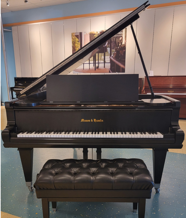 1915 Mason & Hamlin 6'11.5" Model BB Grand Piano | Satin Ebony | SN: 26808 | Used-Alamo Music Center