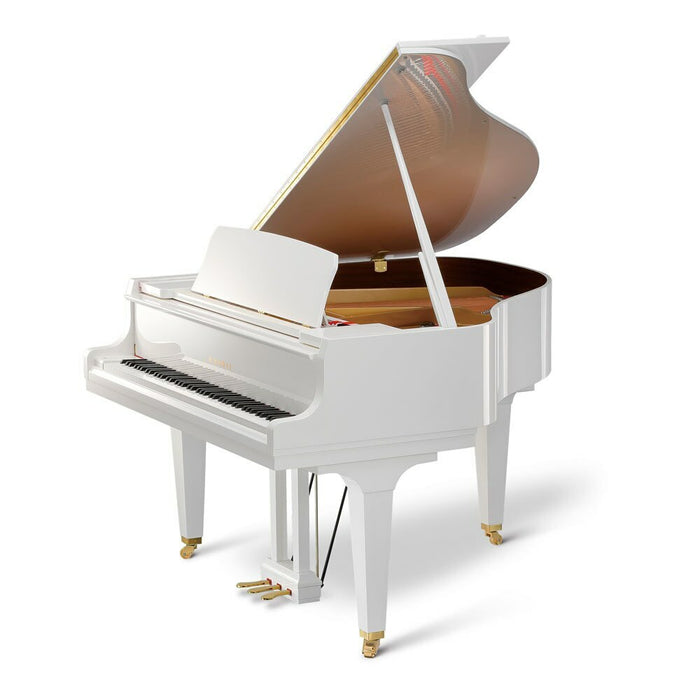 Kawai 5'0" GL-10 Baby Grand Piano | Snow White Polish