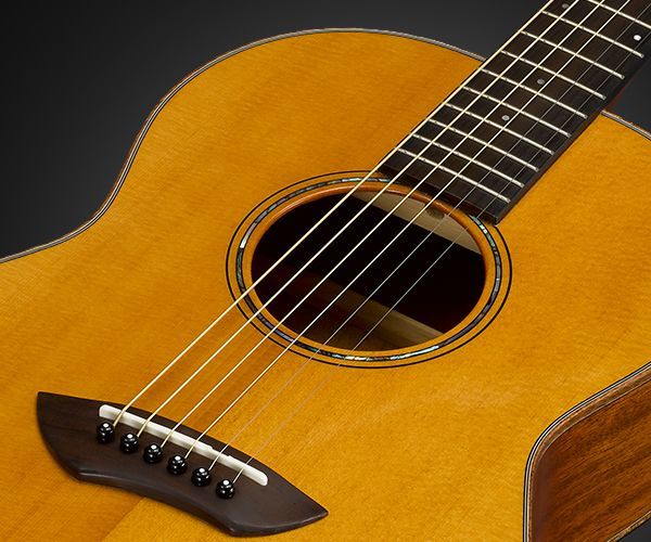 Yamaha CSF1M Parlor Style Acoustic-Electic Guitar - Vintage Natural
