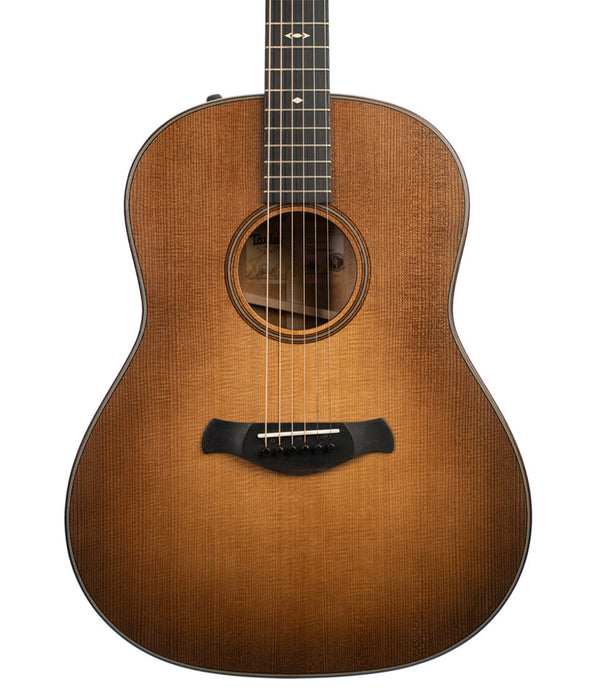 Pre Owned Taylor Builder's Edition 517e Grand Pacific Acoustic-Electric Guitar - Wild Honey Burst