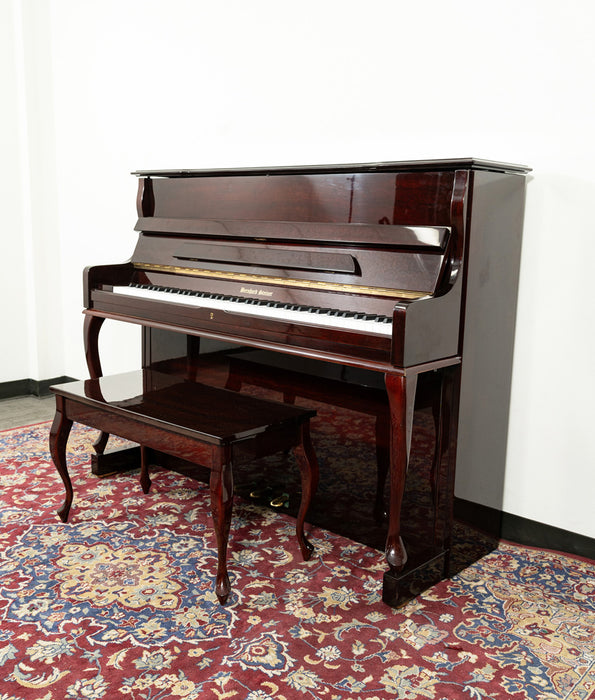 Bernhard Steiner 116B Upright Piano | Polished Mahogany | SN: 76010 | Used