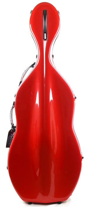 Fiori Fiberglass Cello Hardcase Red