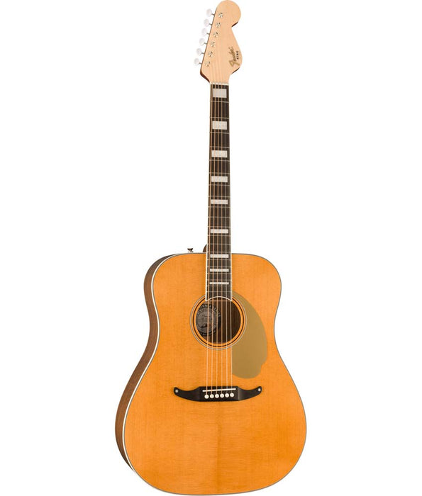 Fender King Vintage, Ovangkol Fingerboard, Acoustic-Electric Guitar - Aged Natural