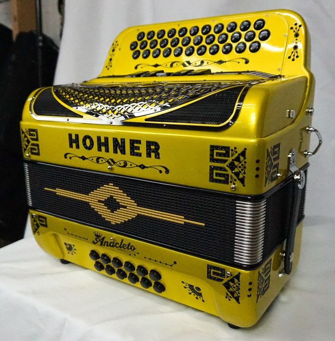 Hohner Anacleto Rey Del Norte III 5 Switch GCF Yellow | New