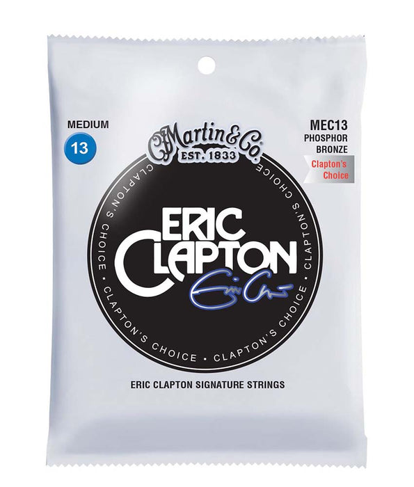 Martin MEC13 Eric Clapton's Choice Medium Phosphor Bronze Guitar Strings