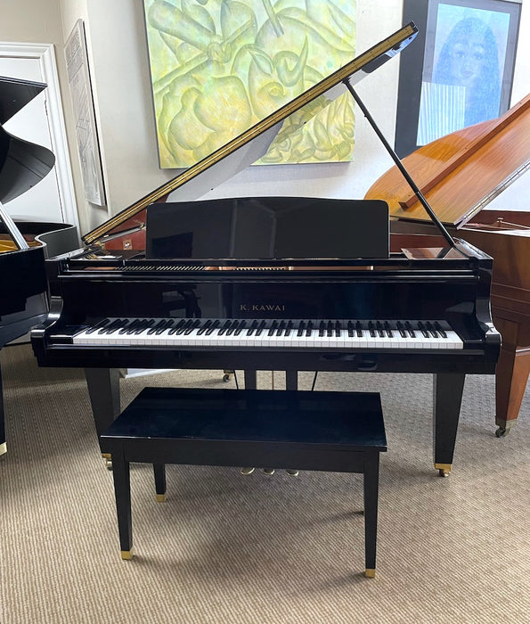Kawai 5'1" GE-1 Baby Grand Piano | Polished Ebony | Used