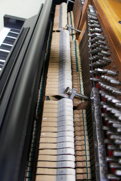 Steinway "50" Studio Upright Piano | Satin Ebony