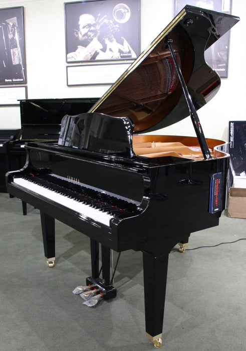 Yamaha 5' Disklavier Enspire CL DGB1K Grand Piano - Polished Ebony finish