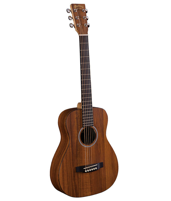 Martin LXK2 Left-Handed Little Martin Figured Koa HPL Acoustic Guitar w/ Gig Bag
