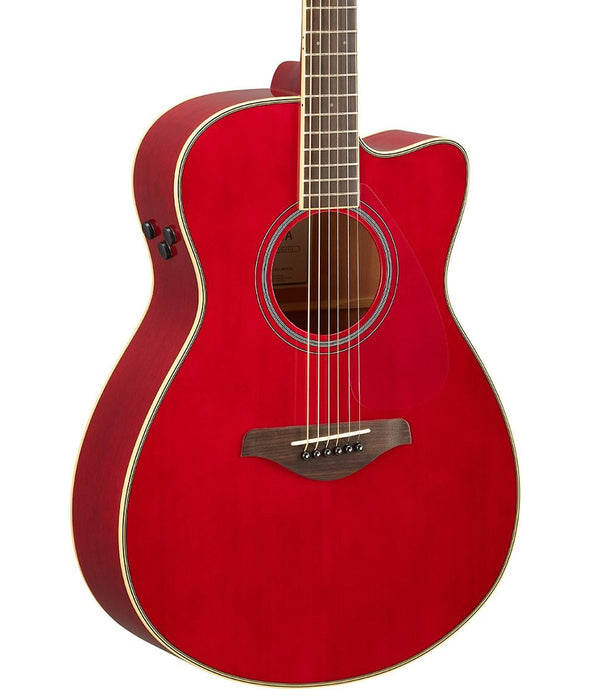 Pre-Owned Yamaha FSC-TA Transacoustic Cutaway Acoustic-Electric Guitar - Red