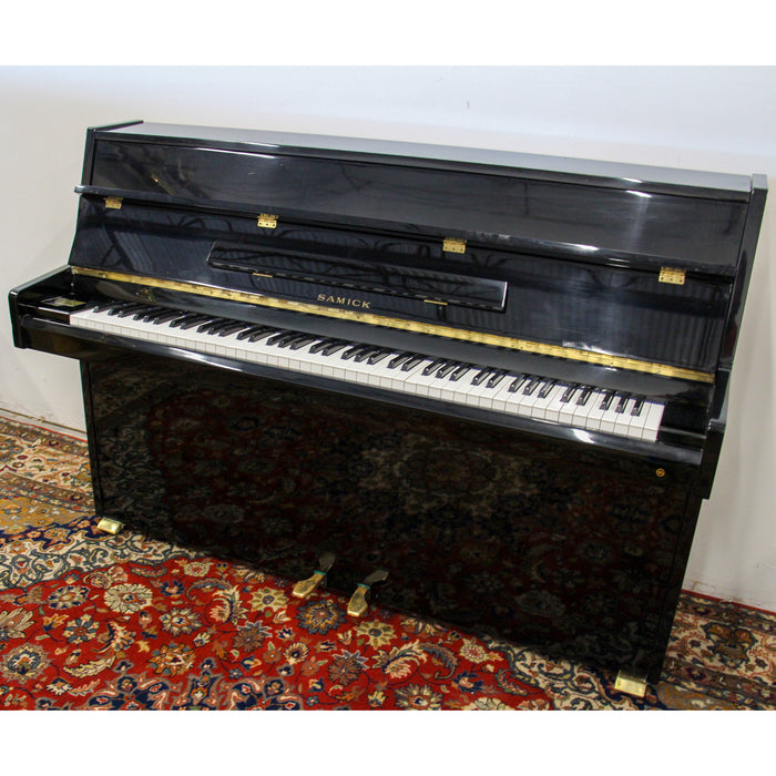 Samick SU105 Polished Ebony Continental Console Piano