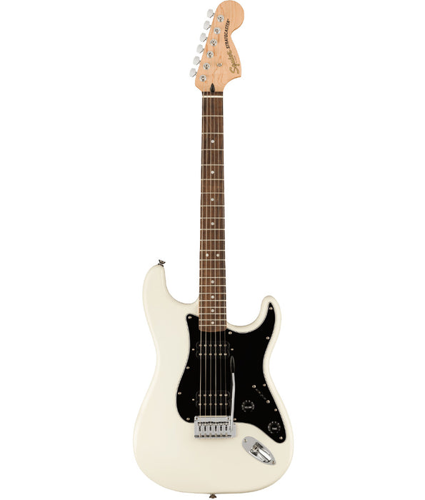 Squier by Fender Affinity Stratocaster HH, Laurel Fingerboard, Black Pickguard, Olympic White
