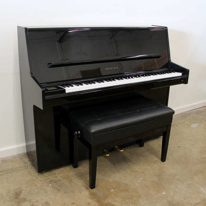 Samick Polished Ebony Continental Console Piano | SN: HGL02208 | Used