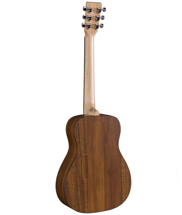 Martin LXK2 Left-Handed Little Martin Figured Koa HPL Acoustic Guitar w/ Gig Bag