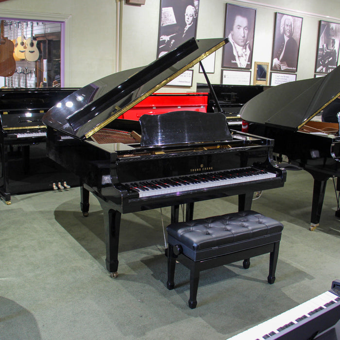 Young Chang PG185 6'1" Polished Ebony Grand Piano