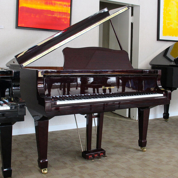 Bergmann TG150 4'11" Baby Grand Piano| Polished Mahogany