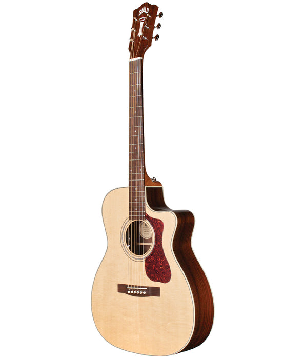 Guild OM-150CE Acoustic-Electric Guitar, Natural Gloss