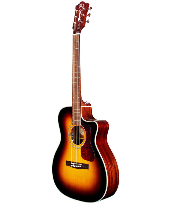 Pre-Owned Guild: OM-140CE - Acoustic-Electric Guitar - Antique Sunburst
