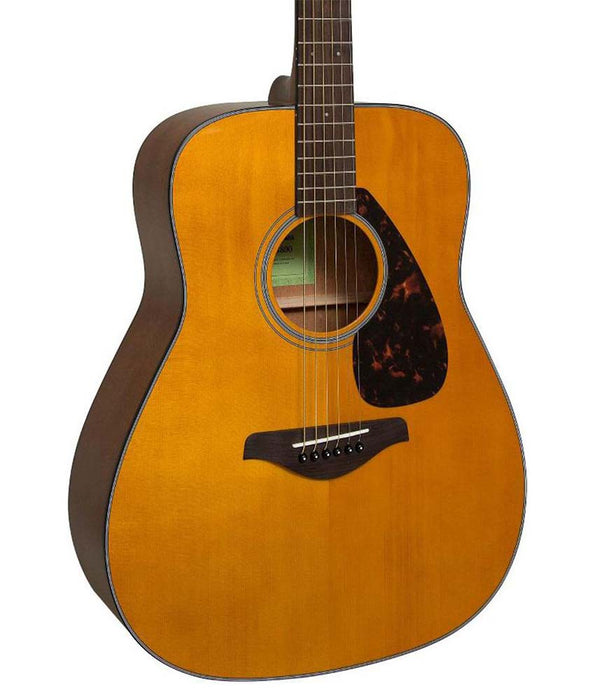 Yamaha FG800 Folk Guitar Solid Top, Vintage Natural