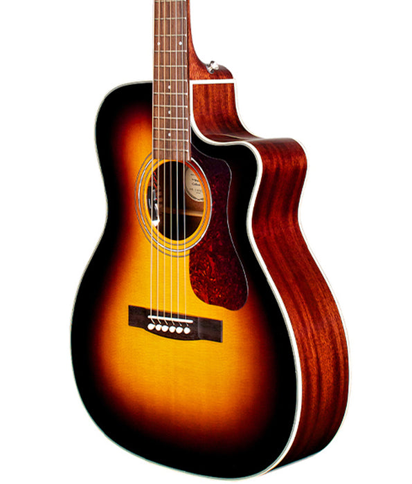 Pre-Owned Guild: OM-140CE - Acoustic-Electric Guitar, Antique Sunburst