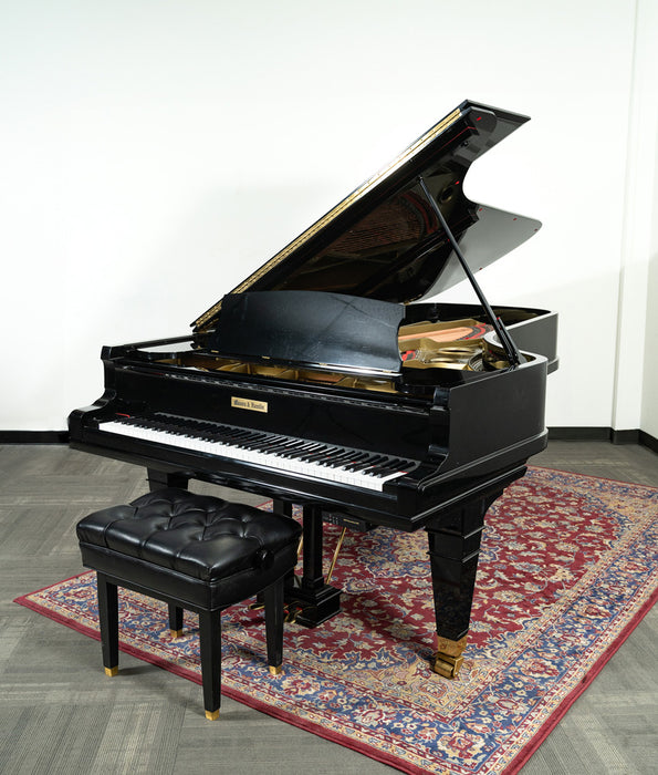 Mason & Hamlin 9' Boston CC2 Grand Piano w/ QRS Player System | Polished Ebony | SN: 56828393 | Used