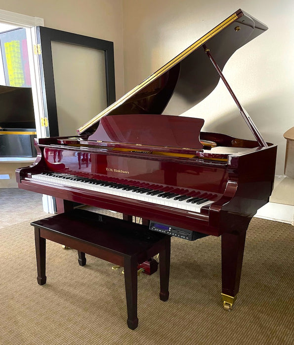 D.H. Baldwin C152 Grand Piano w/ PianoDisc Player | Polished Mahogany