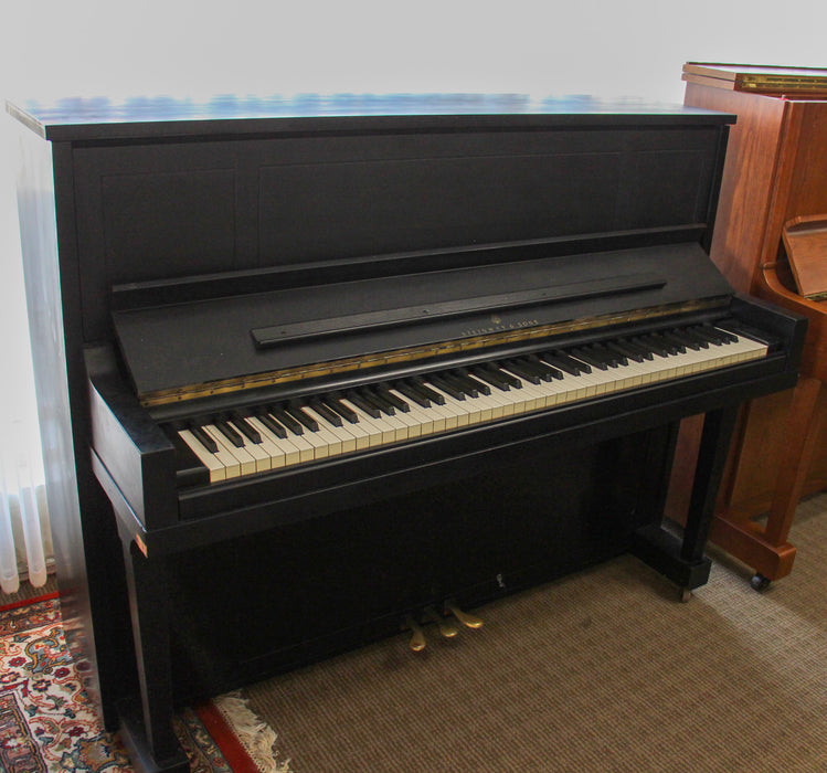 Steinway & Sons "45" Satin Ebony Studio Piano