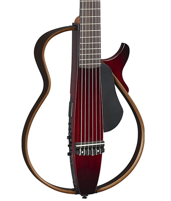Yamaha SLG200N Silent Nylon String Guitar, Crimson Red Burst
