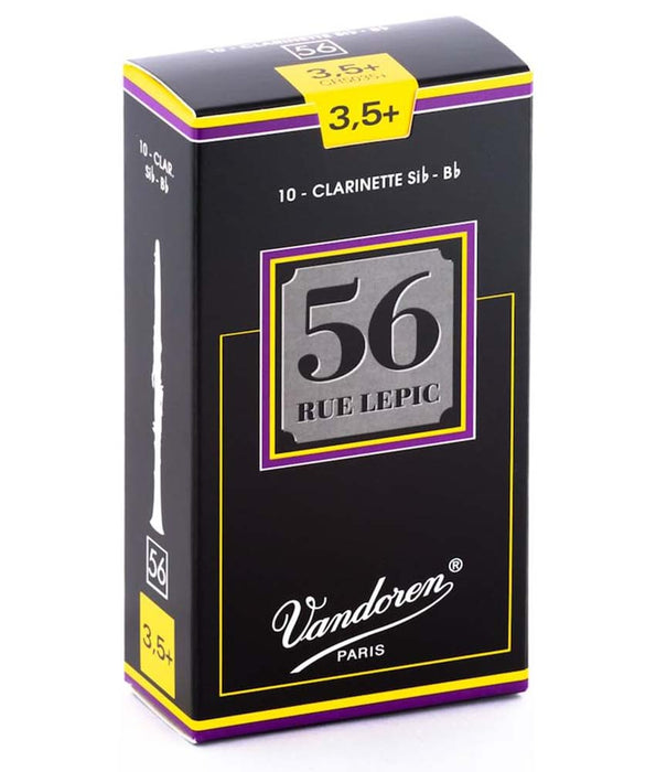 Vandoren 56 Rue Lepic 3.5+ Clarinet Reeds - 10 Pack