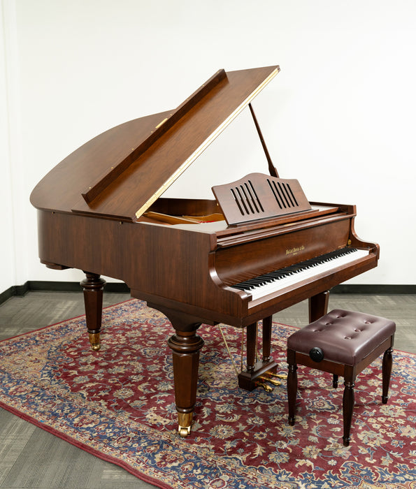 Hallet Davis & Co DG Grand Piano | Satin Mahogany | SN: 91245 | Used
