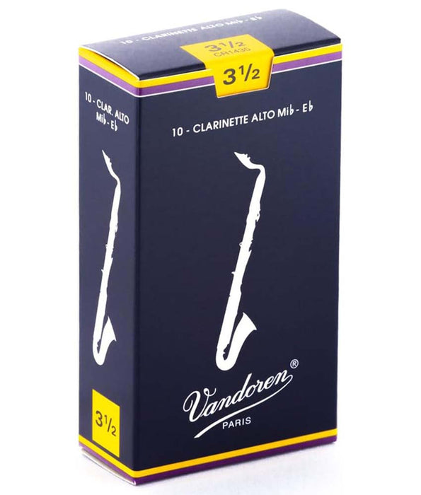 Vandoren #3.5 Alto Clarinet Reeds - 10 Pack