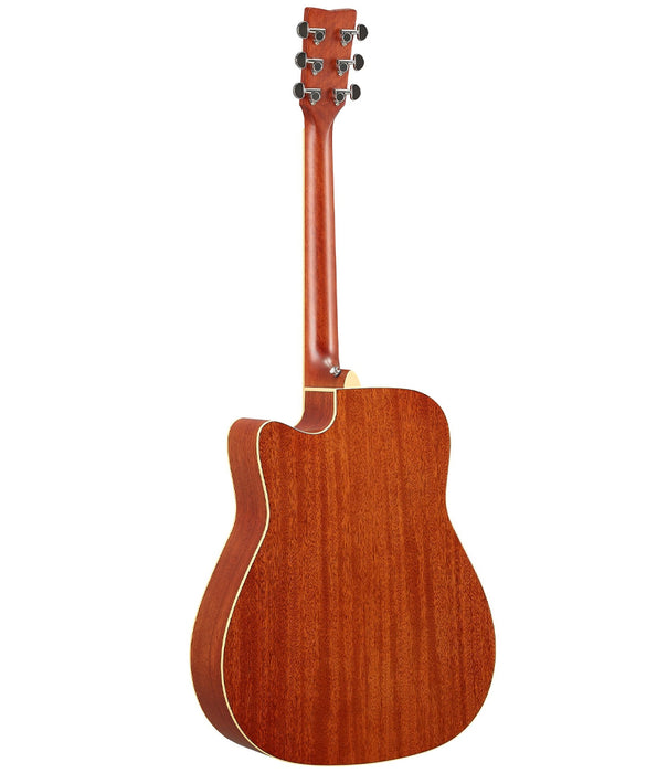 Yamaha FGC-TA Cutaway TransAcoustic Guitar- Vintage Tint