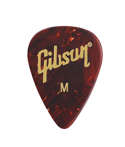 Gibson Medium Picks, 12 Pack - Tortoise
