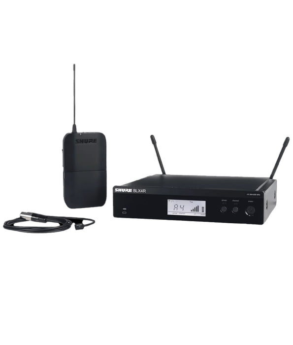 Shure BLX4R/WL93 Wireless Receiver and Lavalier Microphone