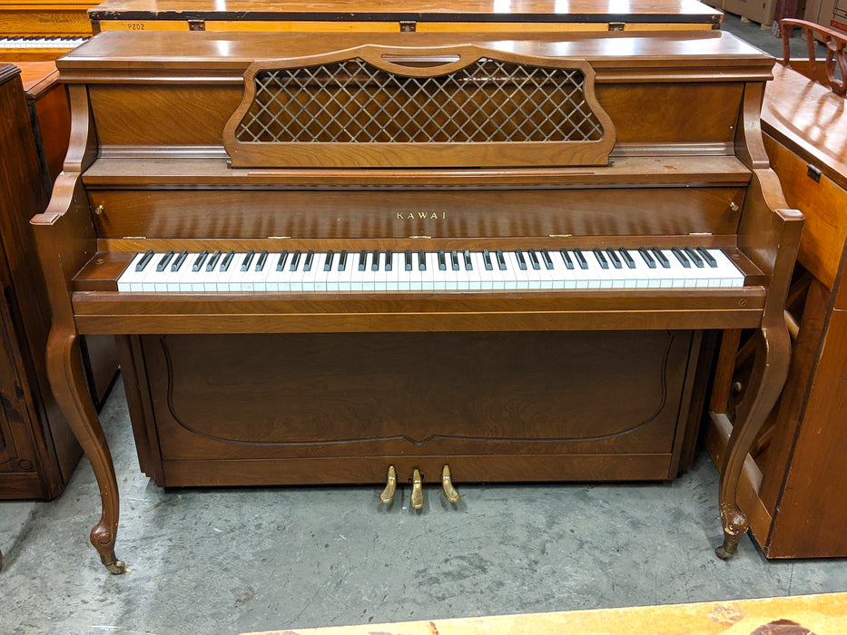 1978 Kawai 43.5" 801F Console Upright Piano | Satin Walnut | SN: K1029278 | Used