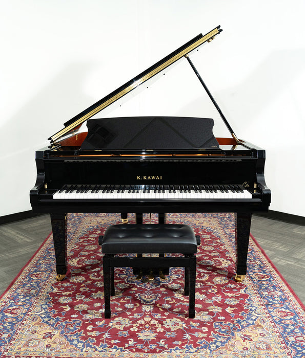 Kawai 6'2" GX-3 BLAK Series Conservatory Grand Piano | Polished Ebony