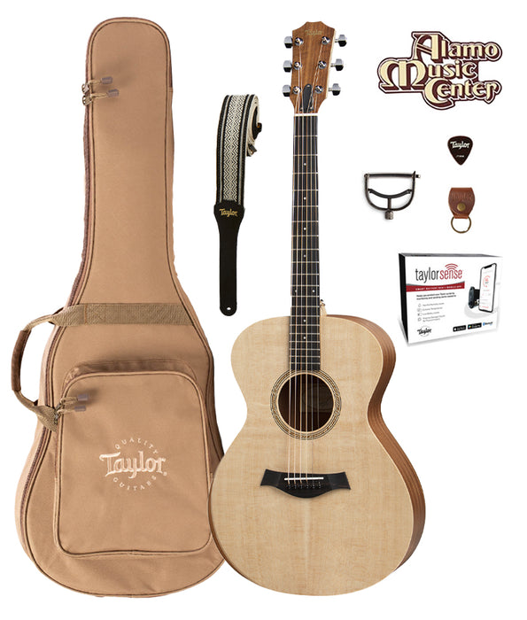 Taylor Academy 12e Grand Concert Acoustic-Electric Guitar Bundle w/ Gig Bag and TaylorSense