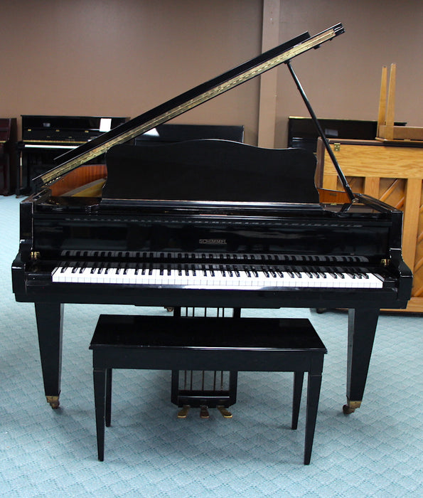 Schimmel 6'0" Grand Piano | Polished Ebony | SN: 102100 | Used