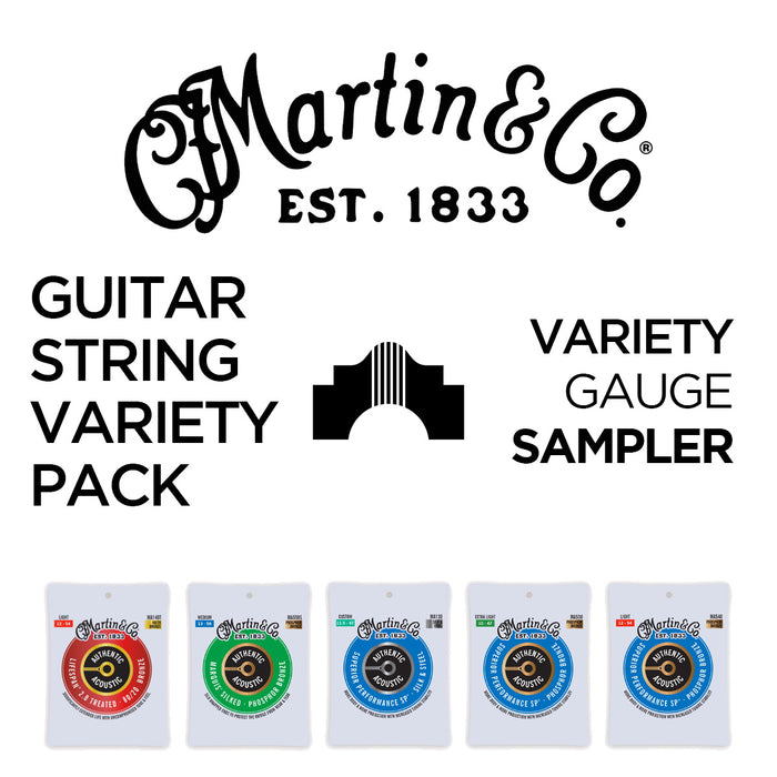 Martin Find Your Acoustic Guitar Strings - Assorted Variety