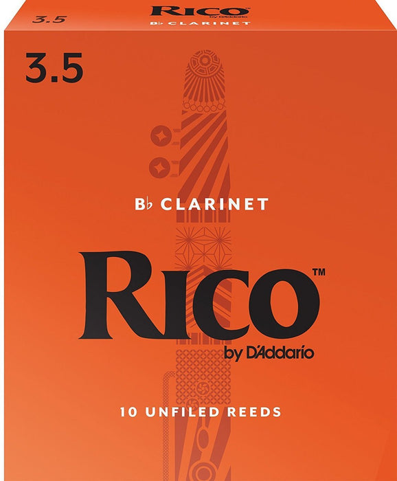 Rico by D'Addario Reeds - Bb Clarinet #3.5 - 10-pack