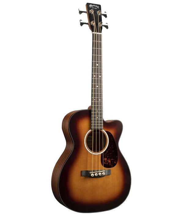 Martin CJr-10E Junior Spruce/Sapele Acoustic Bass Guitar w/ Bag - Burst