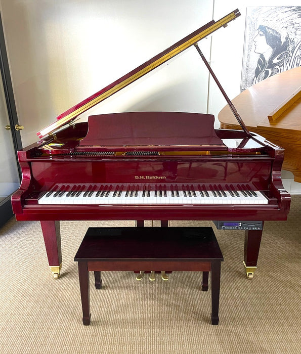 D.H. Baldwin C152 Grand Piano w/ PianoDisc Player | Polished Mahogany