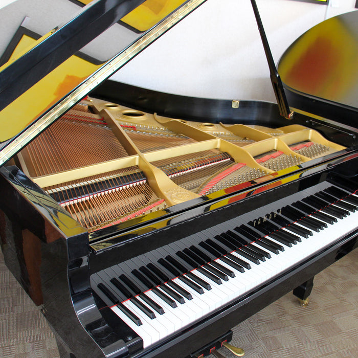 C5 Yamaha 6' 7" Conservatory Collection Grand Piano | Polished Ebony w/ Bench