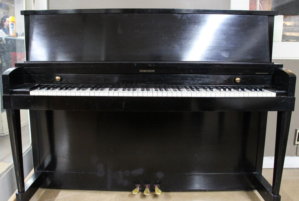 Baldwin Hamilton 243 Studio Upright Piano Ebony Satin | Used